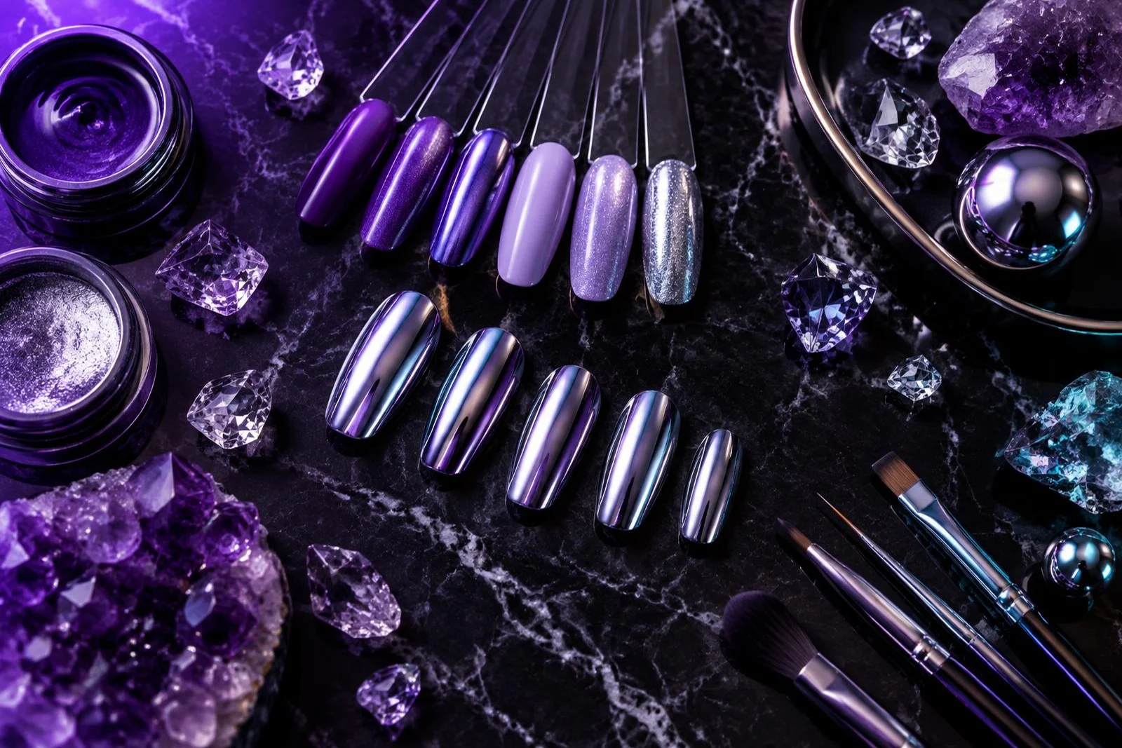 Illustrative request step in custom nail artistry